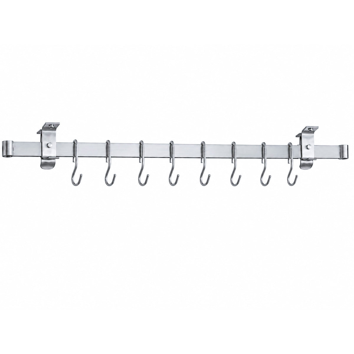 Enclume Design Products Handcrafted Low Ceiling Bar in Hammered Steel, Brushed Stainless or Copper