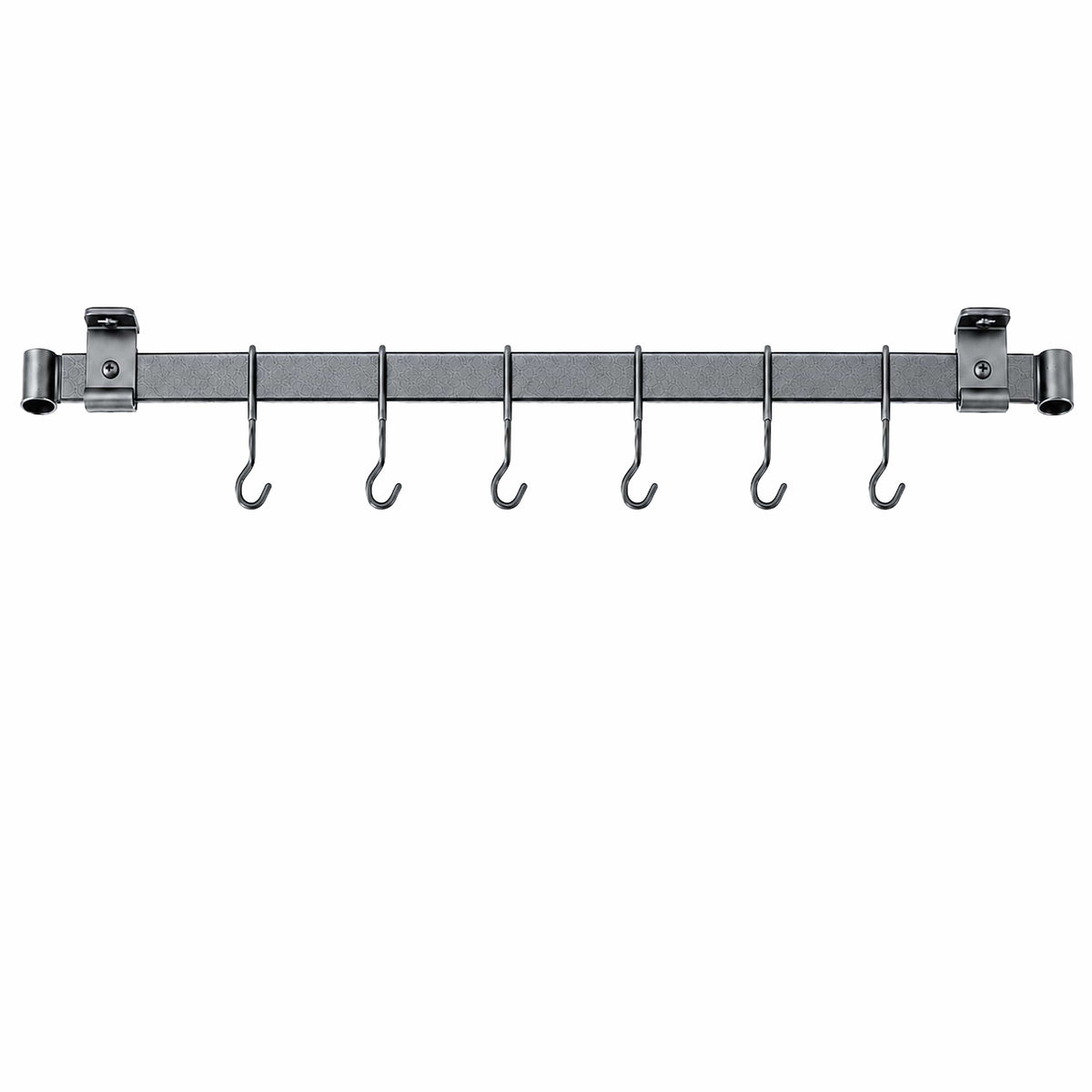 Enclume Design Products Handcrafted Low Ceiling Bar in Hammered Steel, Brushed Stainless or Copper
