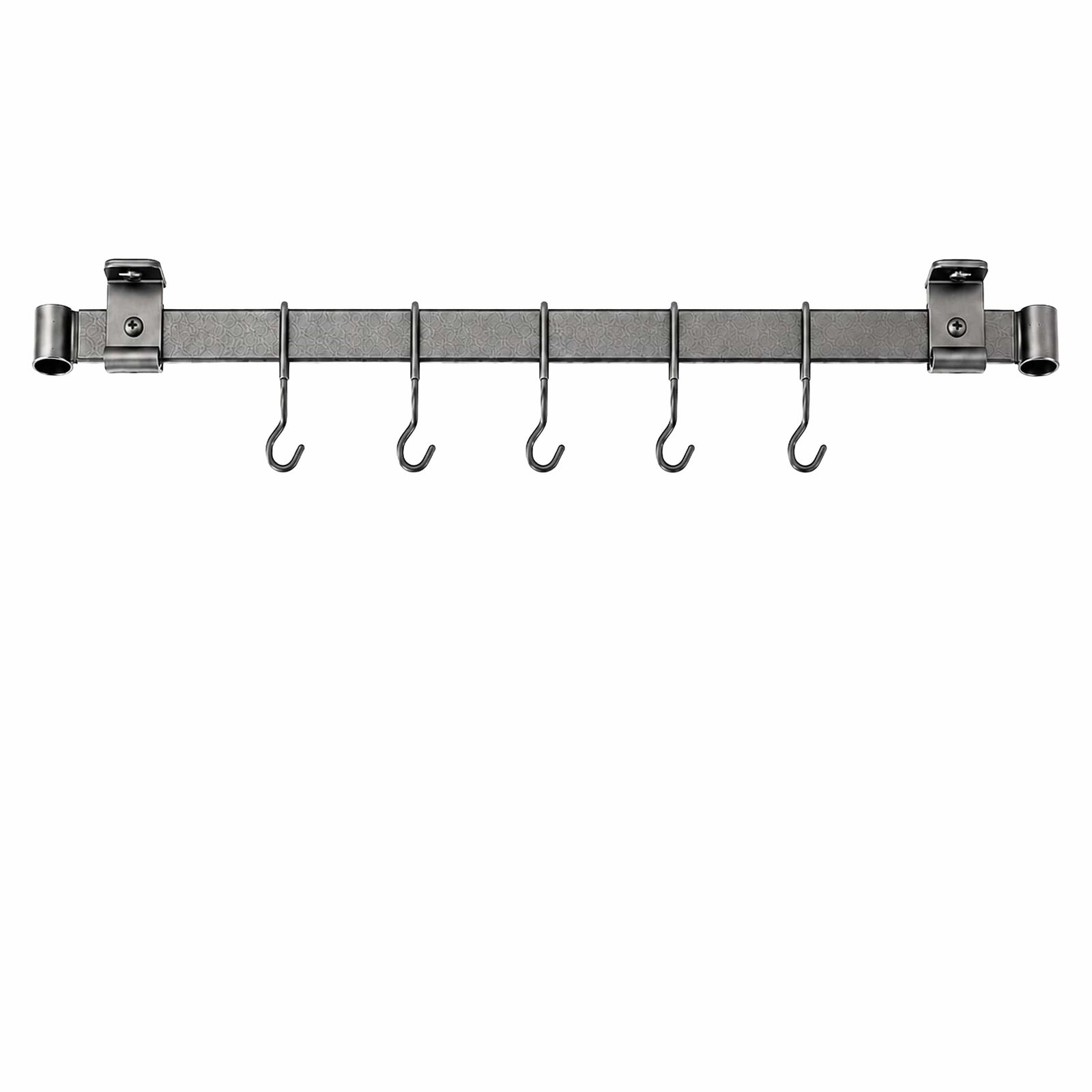Enclume Design Products Handcrafted Low Ceiling Bar in Hammered Steel, Brushed Stainless or Copper