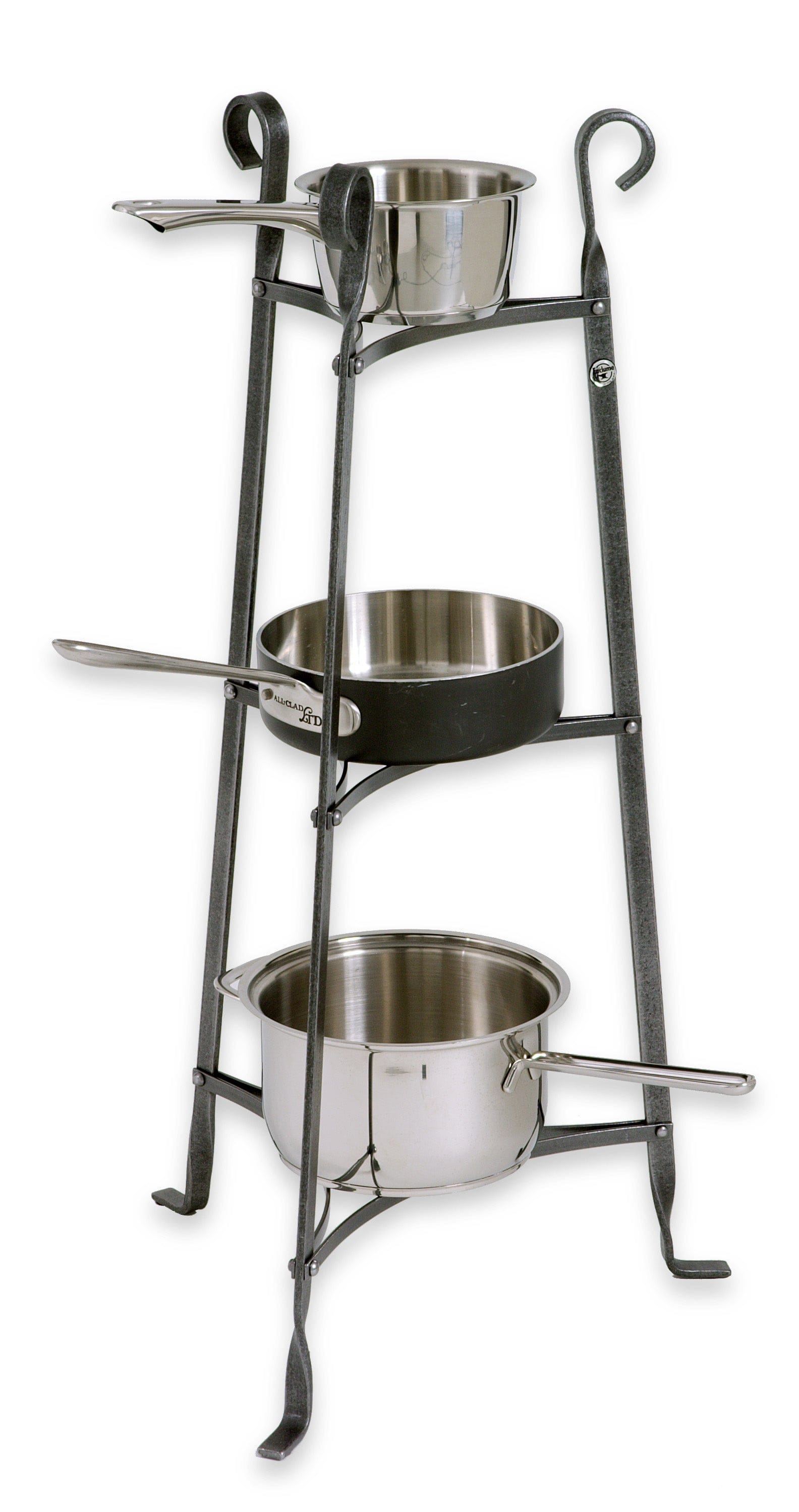 Enclume Floor Without Boards 3-Tier French Cookware Stand (Assembled)
