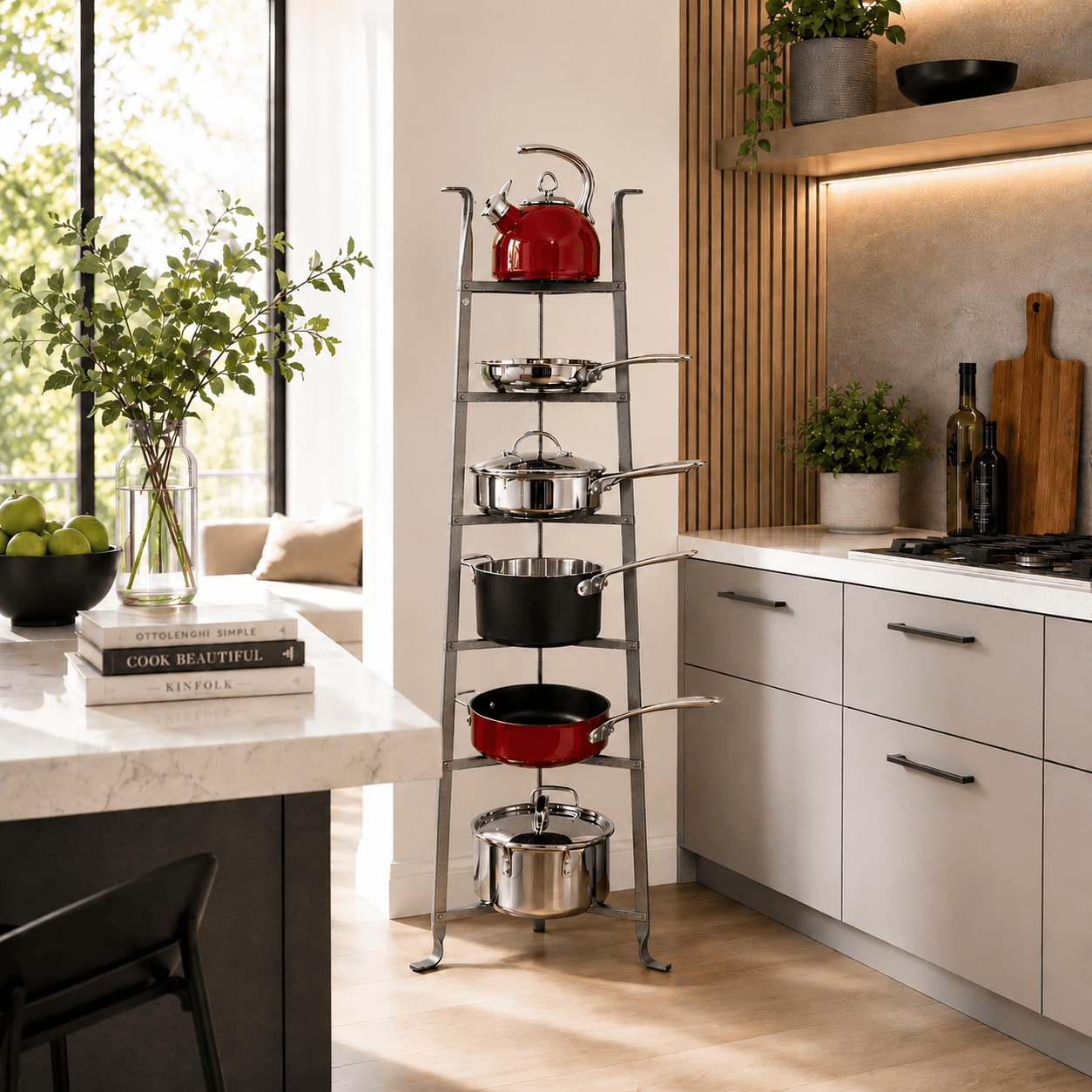 Enclume Floor 6-Tier Gourmet Cookware Stand (Assembled)