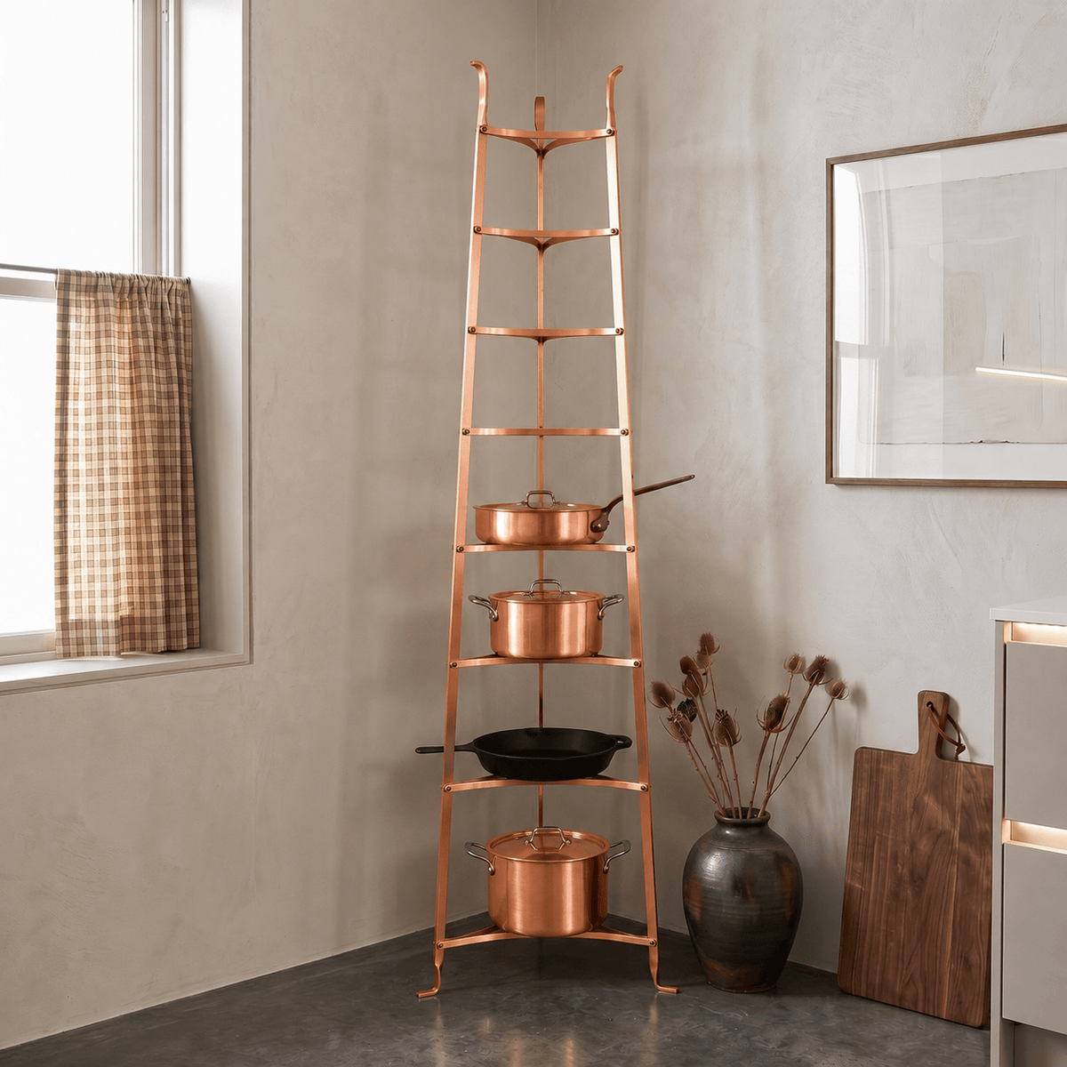 Enclume Floor 8-Tier Gourmet Cookware Stand (Assembled)
