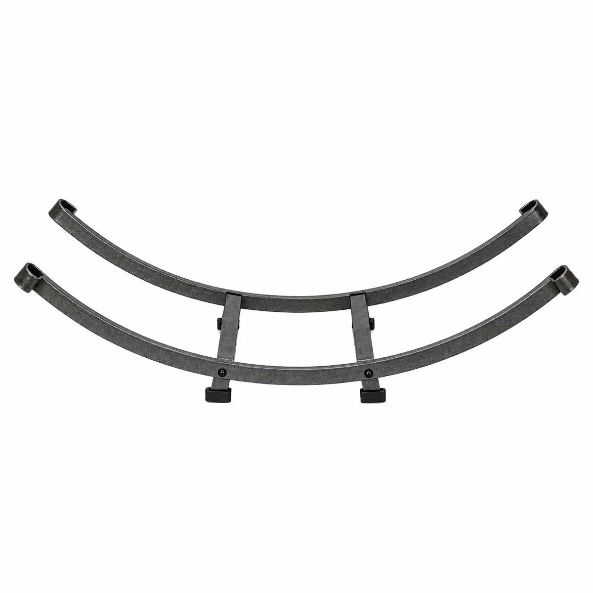 Enclume Floor Arch Basket Fireplace Log Rack Hammered Steel