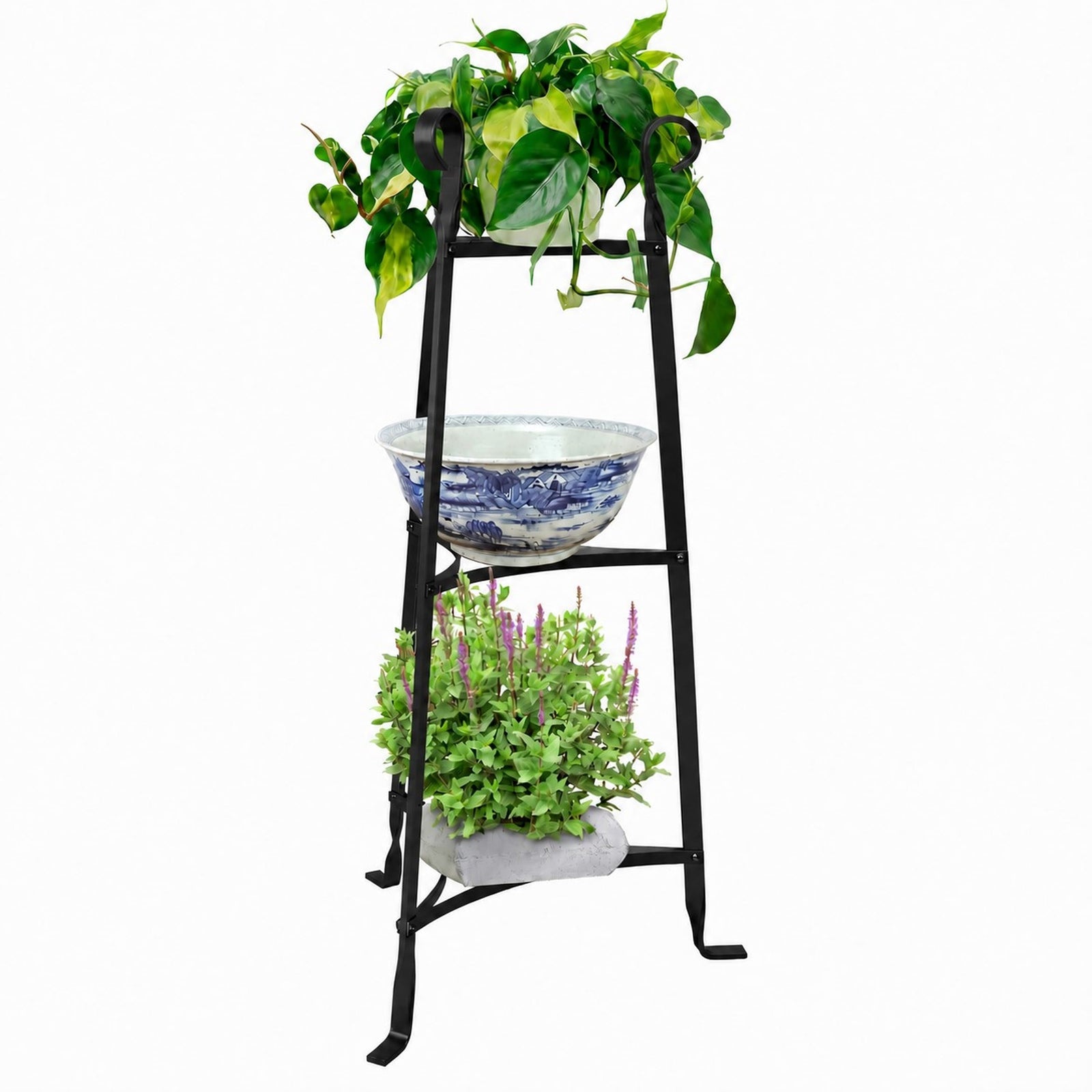 Enclume Floor Black 3-Tier French Cookware Stand (Unassembled)