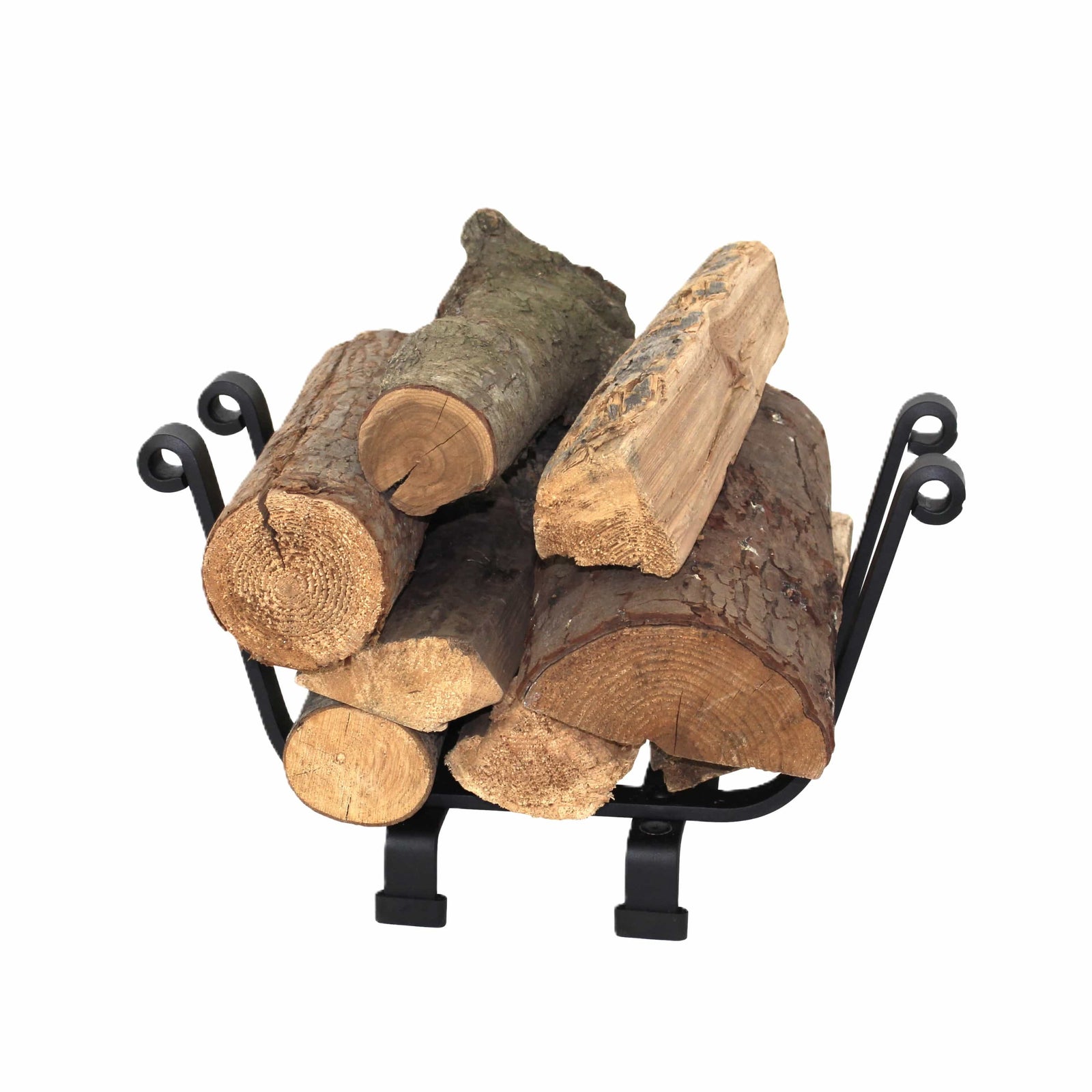 Enclume Floor Premier Indoor/Outdoor Basket Fireplace Log Rack