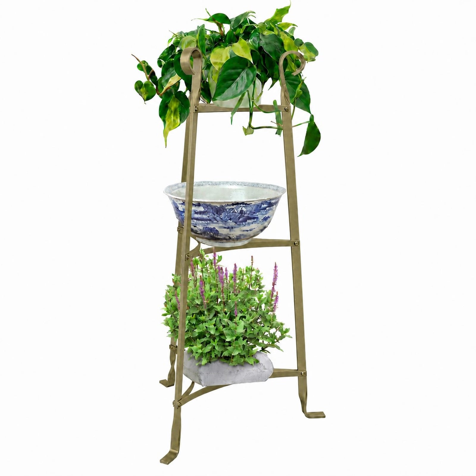 Enclume Floor Black 3-Tier French Cookware Stand (Unassembled)