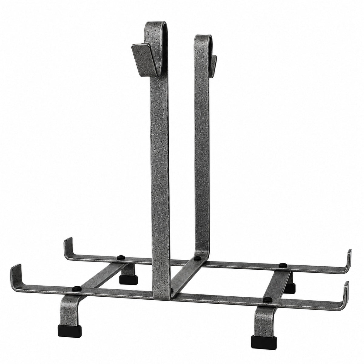 Enclume Floor Fireplace Log Rack Only Hammered Steel (for Carrier Bag)