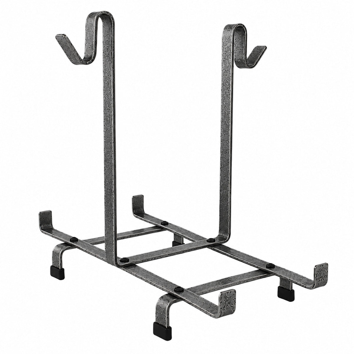 Enclume Floor Fireplace Log Rack Only Hammered Steel (for Carrier Bag)