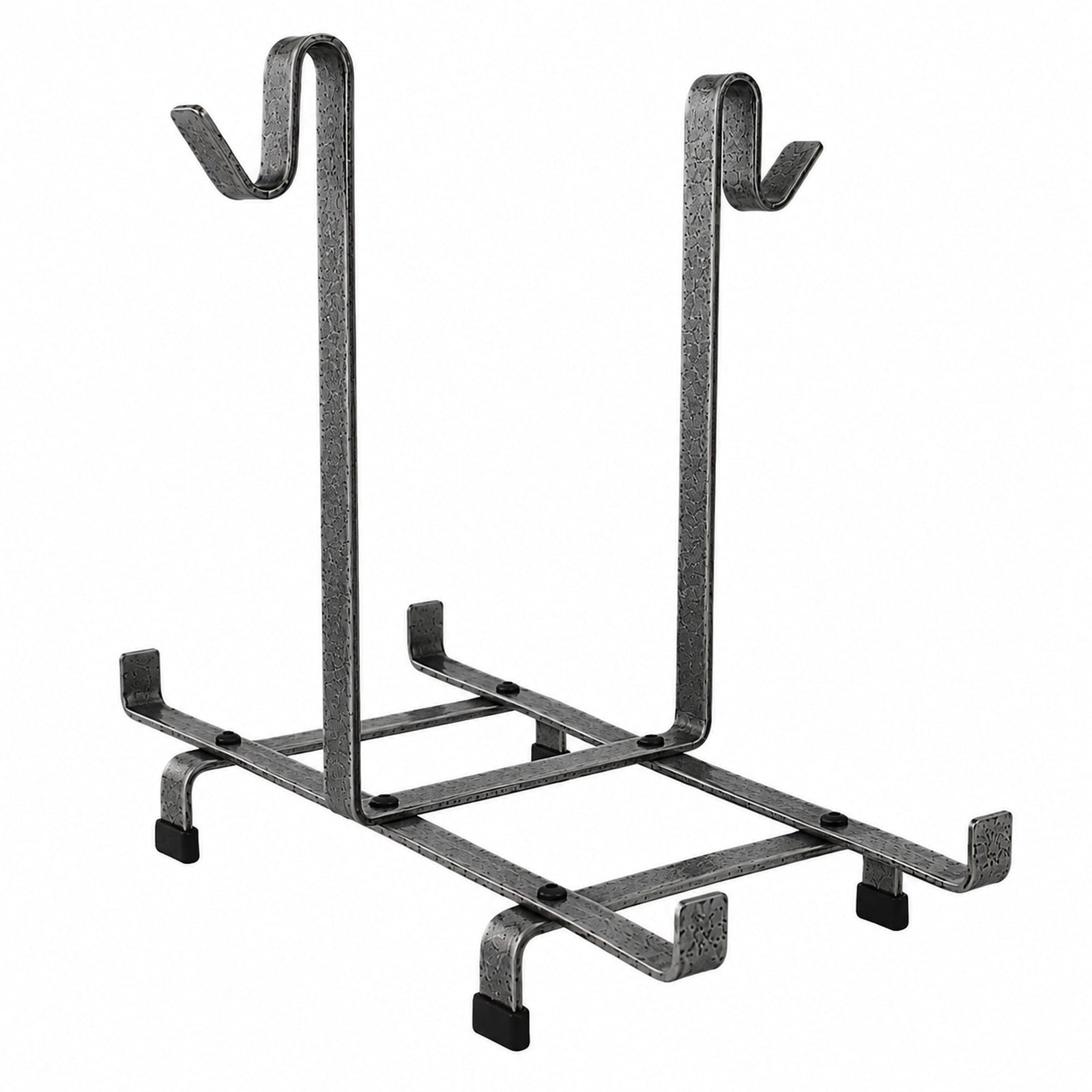 Enclume Floor Fireplace Log Rack Only Hammered Steel (for Carrier Bag)