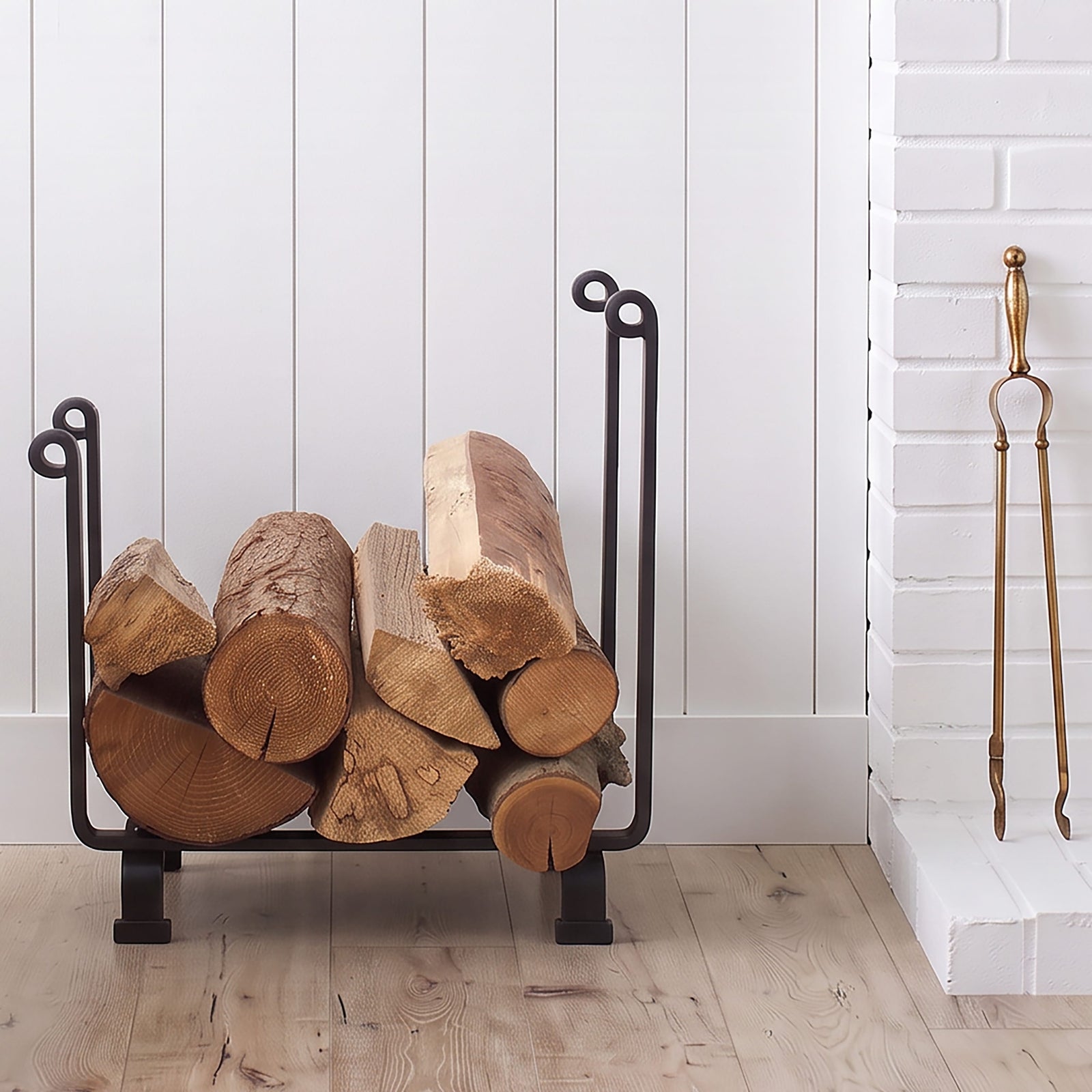 Enclume Floor Hearth Fireplace Log Rack