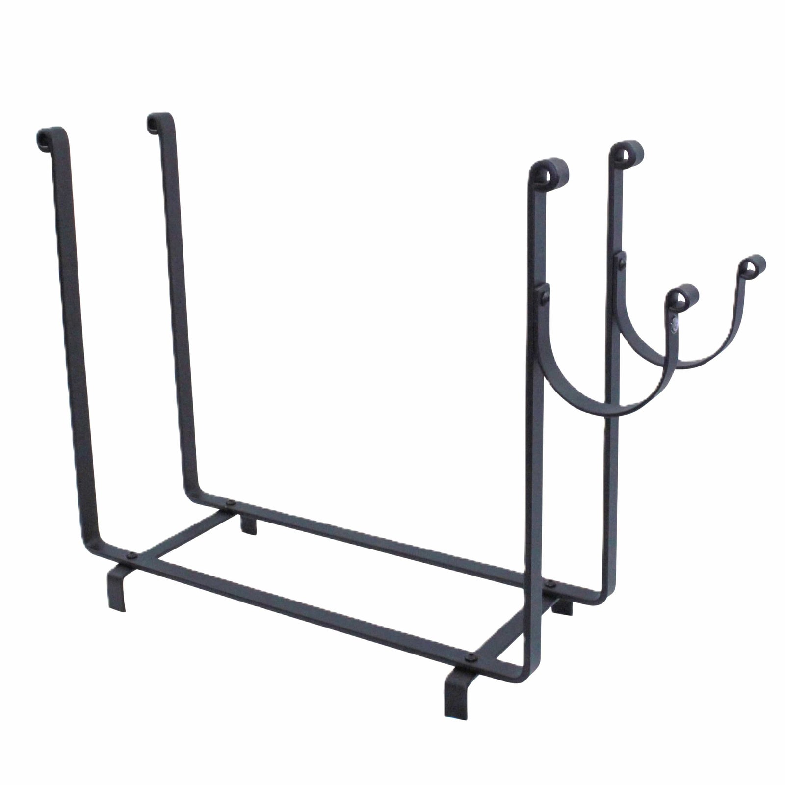 Enclume Floor Large Rectangle Fireplace Log Rack Black (CLEARANCE)