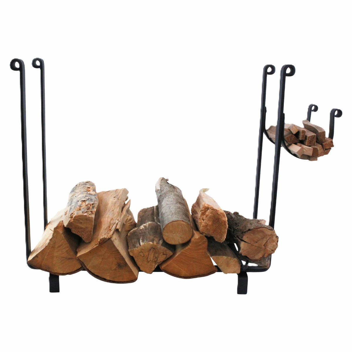 Enclume Floor Large Rectangle Fireplace Log Rack Black (CLEARANCE)