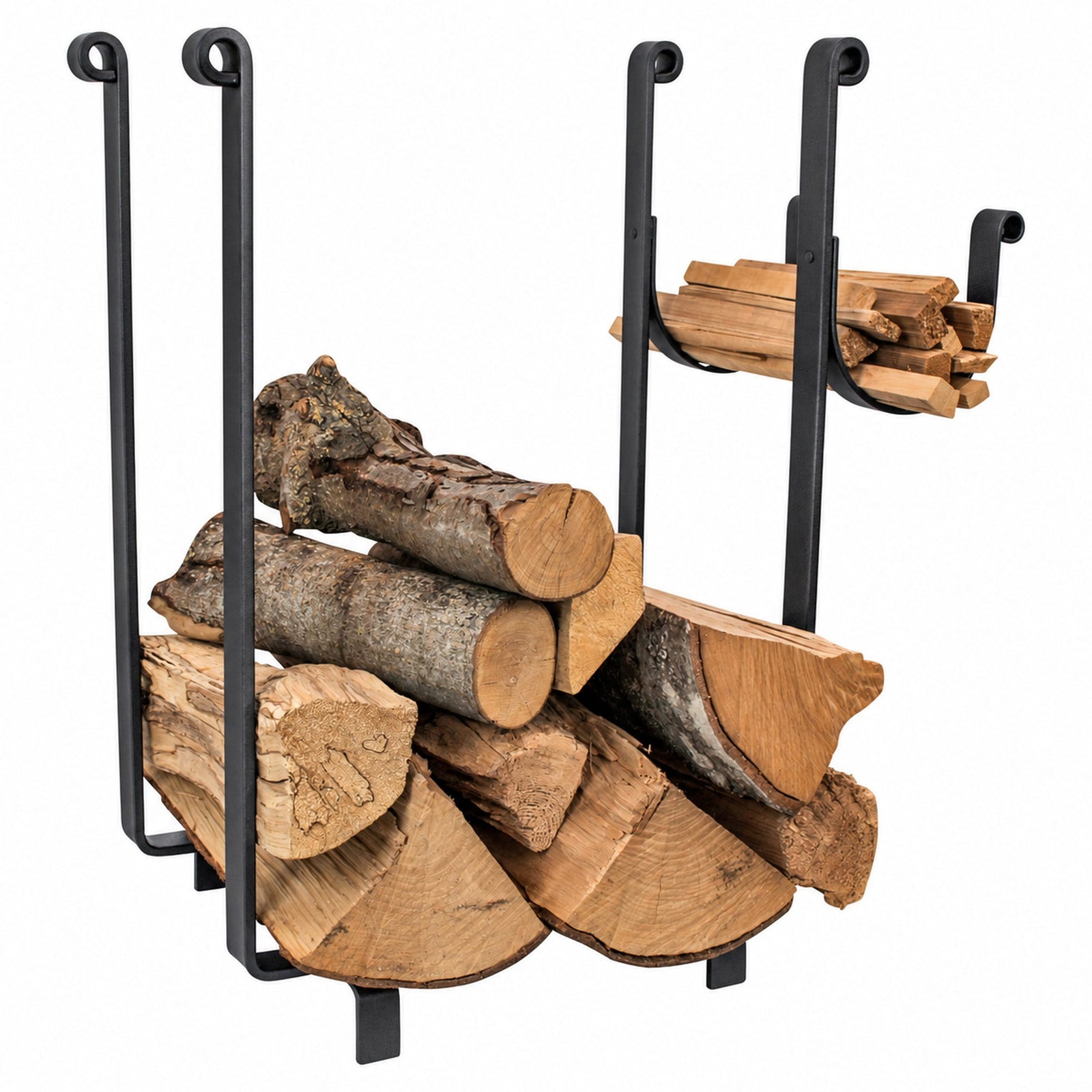 Enclume Floor Rectangle Fireplace Log Rack Black (CLEARANCE)
