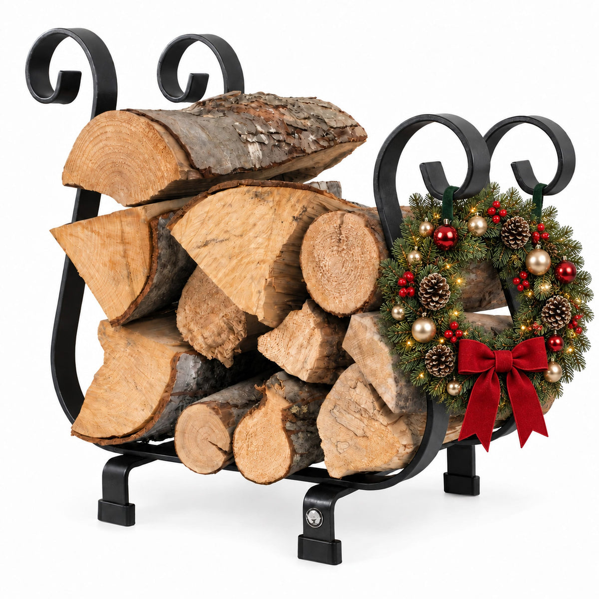 Enclume Floor Sleigh Fireplace Log Rack