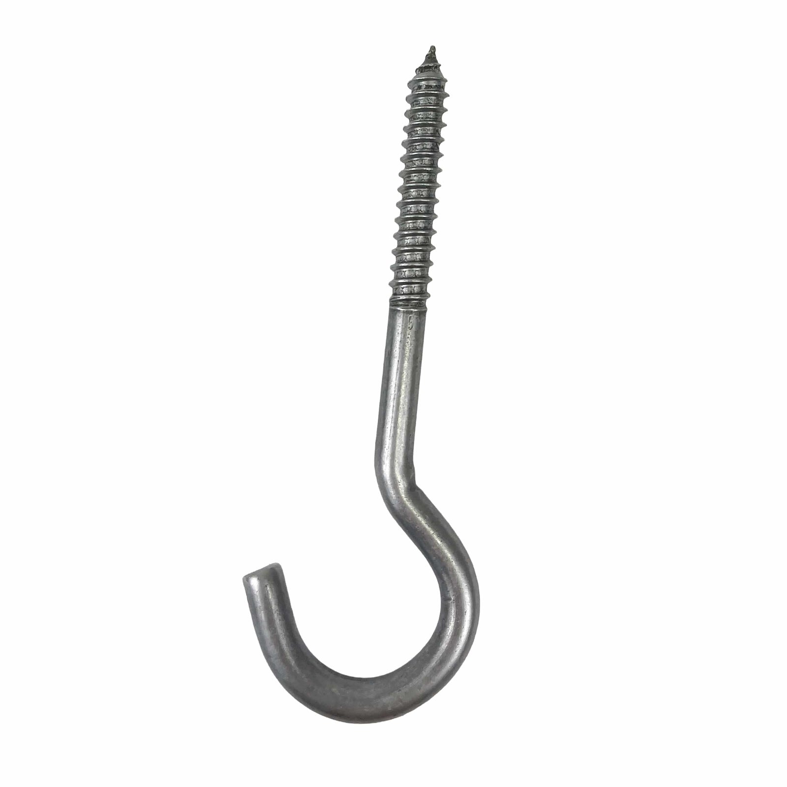 Enclume Hooks 4.5" Ceiling Screw Hook, Hammered Steel