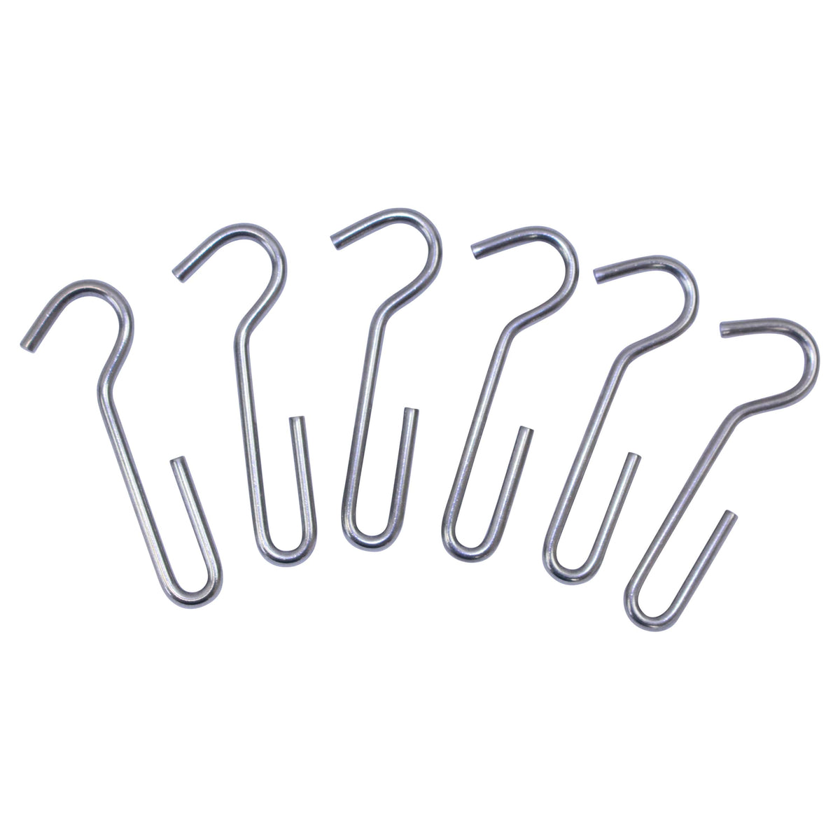Enclume Hooks Stainless Steel 4.75" Straight Pot Hooks 6 Pack
