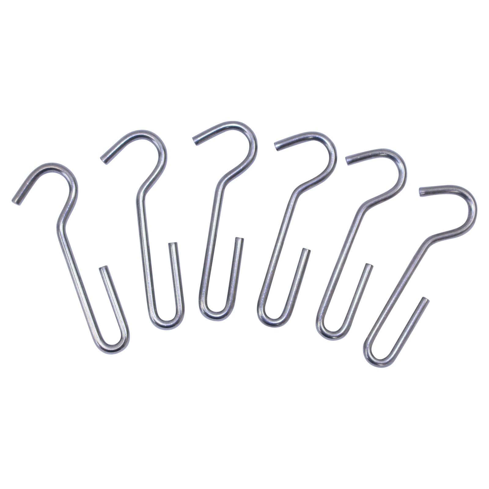 Enclume Hooks Stainless Steel 4.75" Straight Pot Hooks 6 Pack