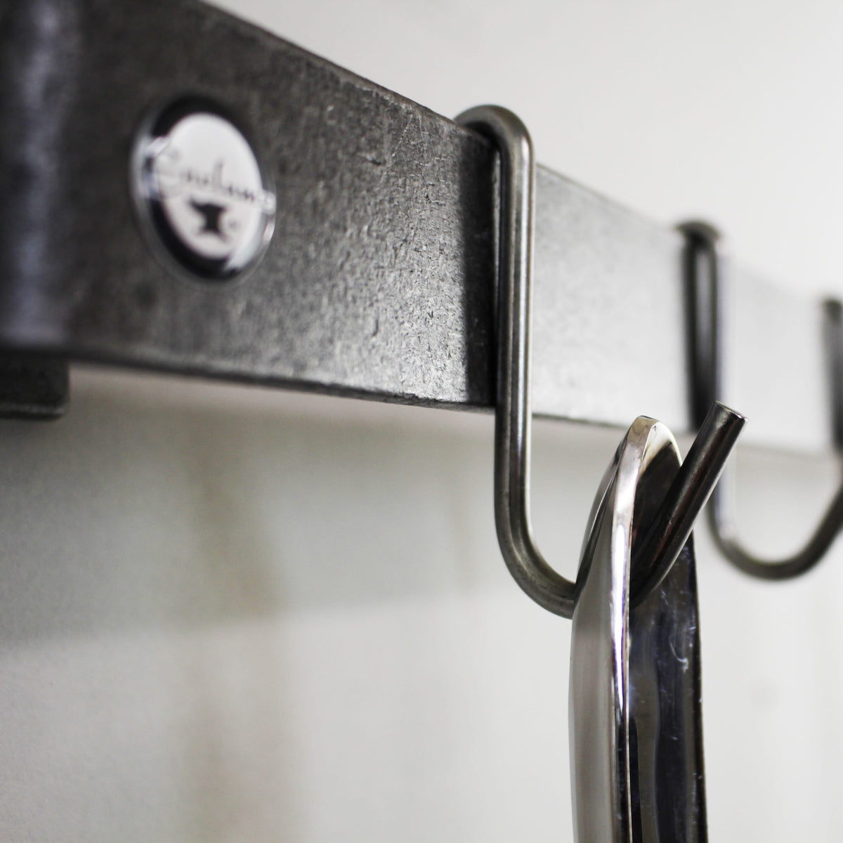 Enclume Wall Handcrafted Classic Wall Rack Utensil Bar w 6 Hooks (18", 24", 30" or 36")
