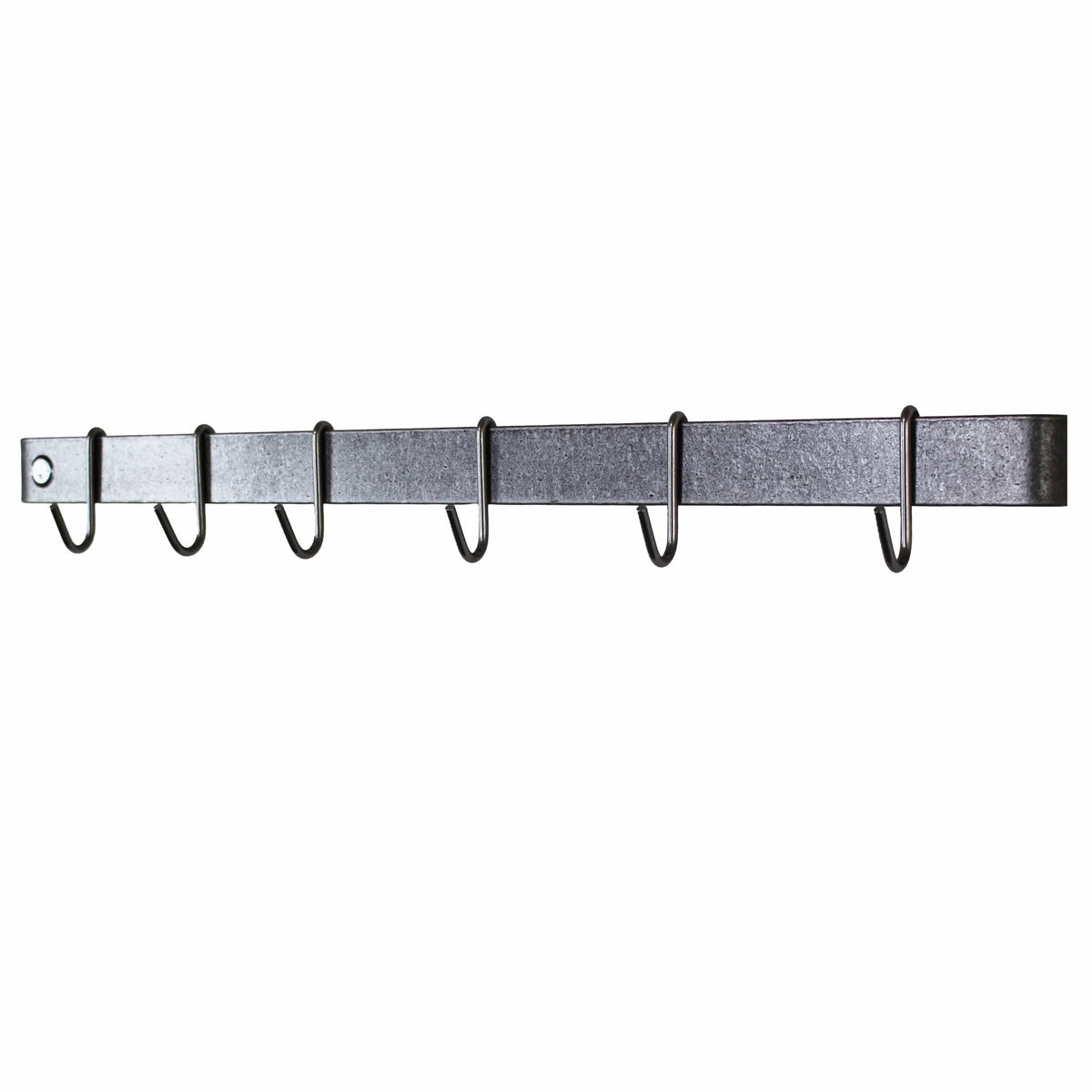 Enclume Wall Handcrafted Classic Wall Rack Utensil Bar w 6 Hooks (18", 24", 30" or 36")