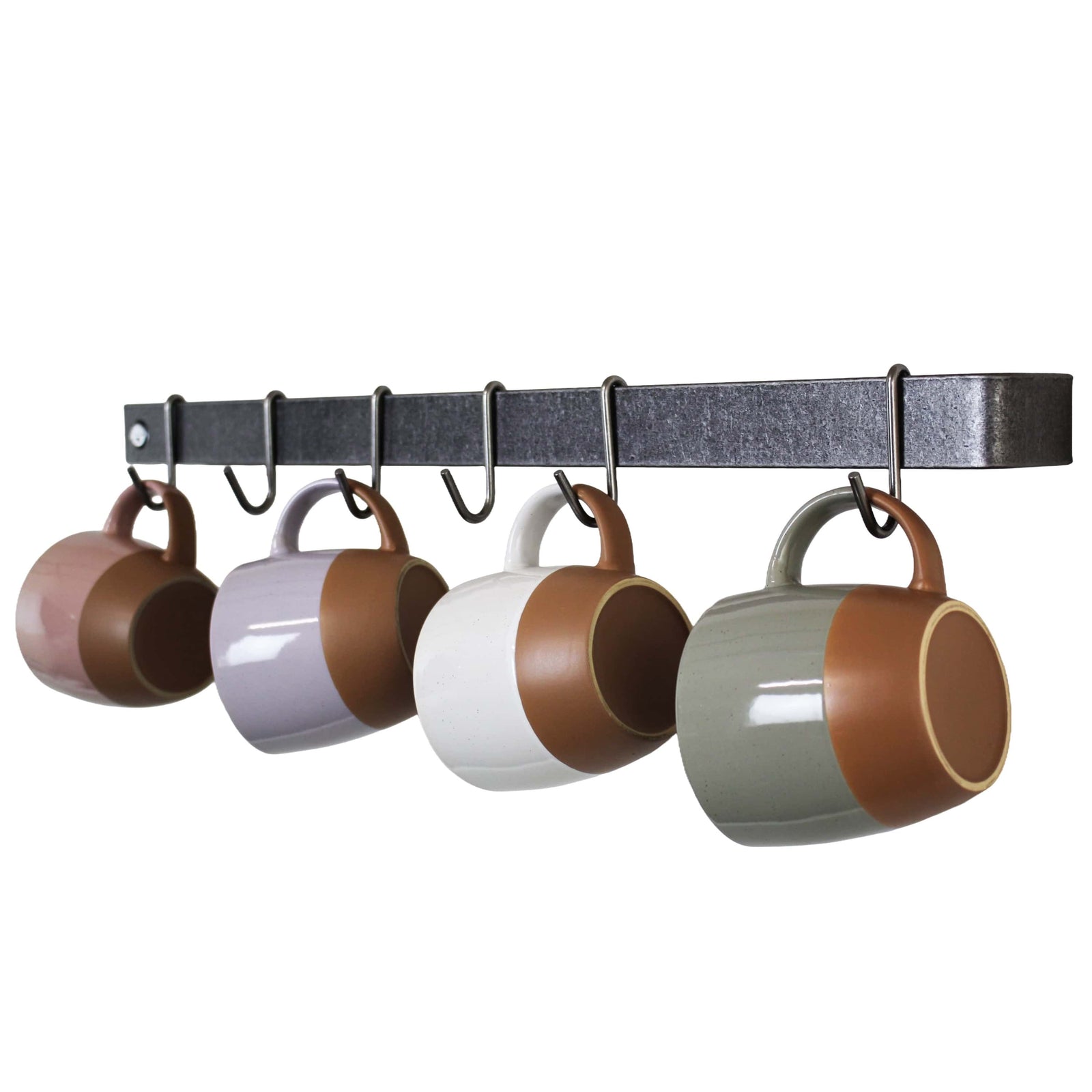 Enclume Wall Handcrafted Classic Wall Rack Utensil Bar w 6 Hooks (18", 24", 30" or 36")