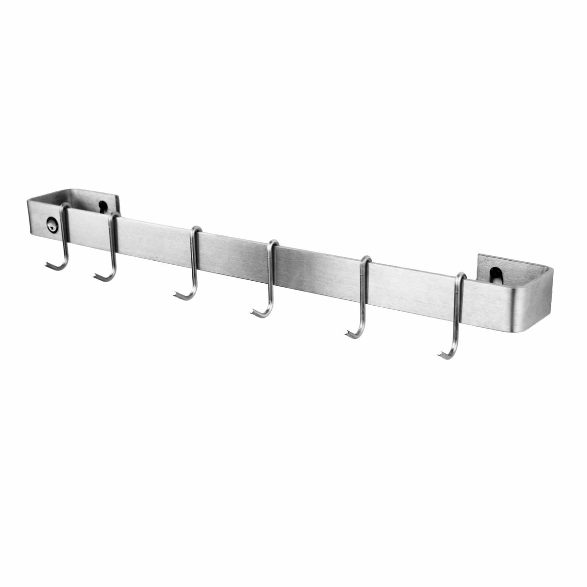 Enclume Wall Handcrafted Classic Wall Rack Utensil Bar w 6 Hooks (18", 24", 30" or 36")
