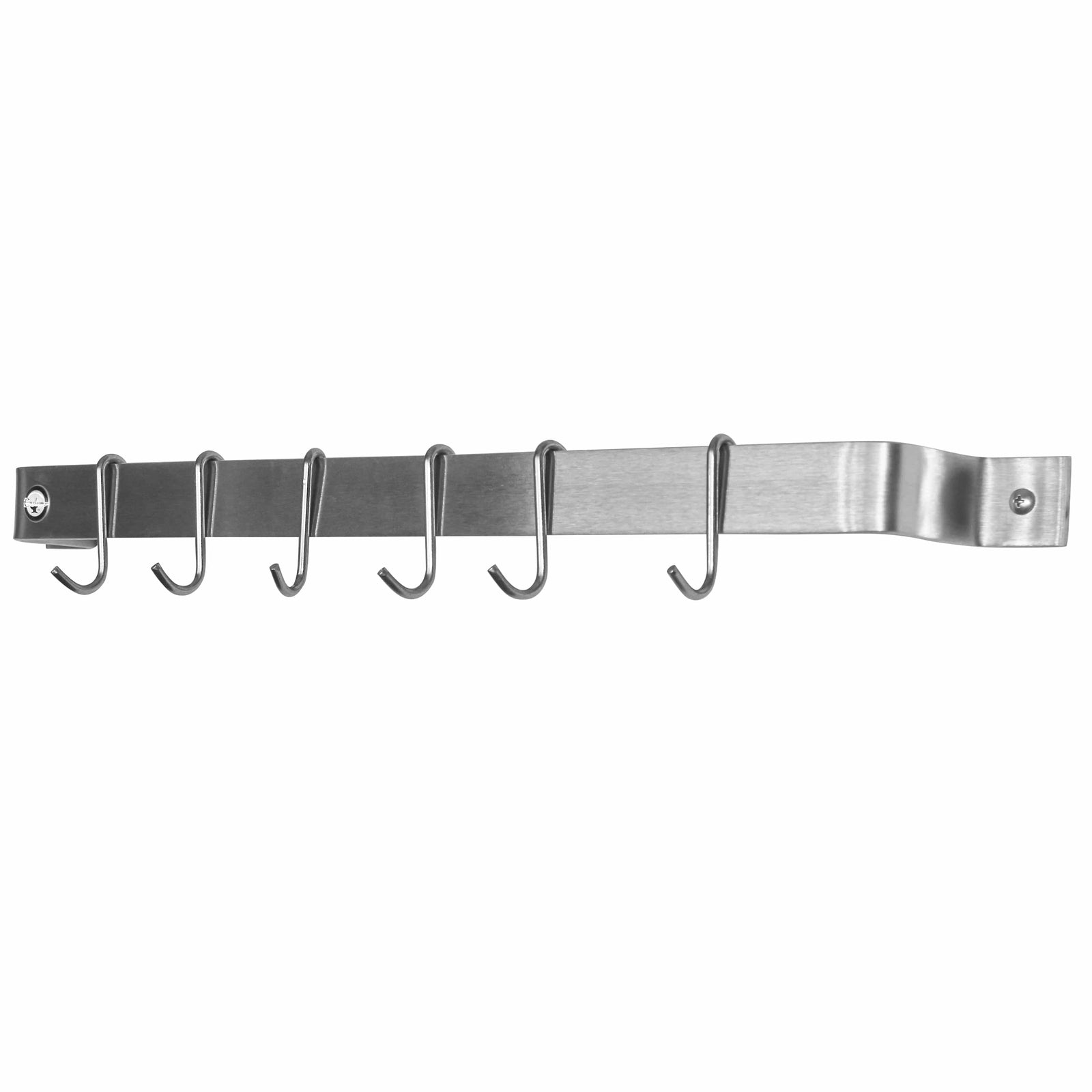 Enclume Wall Handcrafted Easy Mount Wall Rack Utensil Bar w 6 Hooks