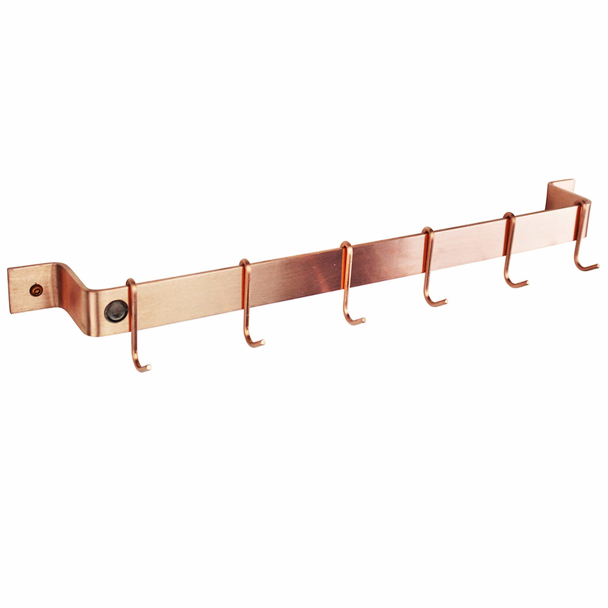 Enclume Wall Handcrafted Easy Mount Wall Rack Utensil Bar w 6 Hooks