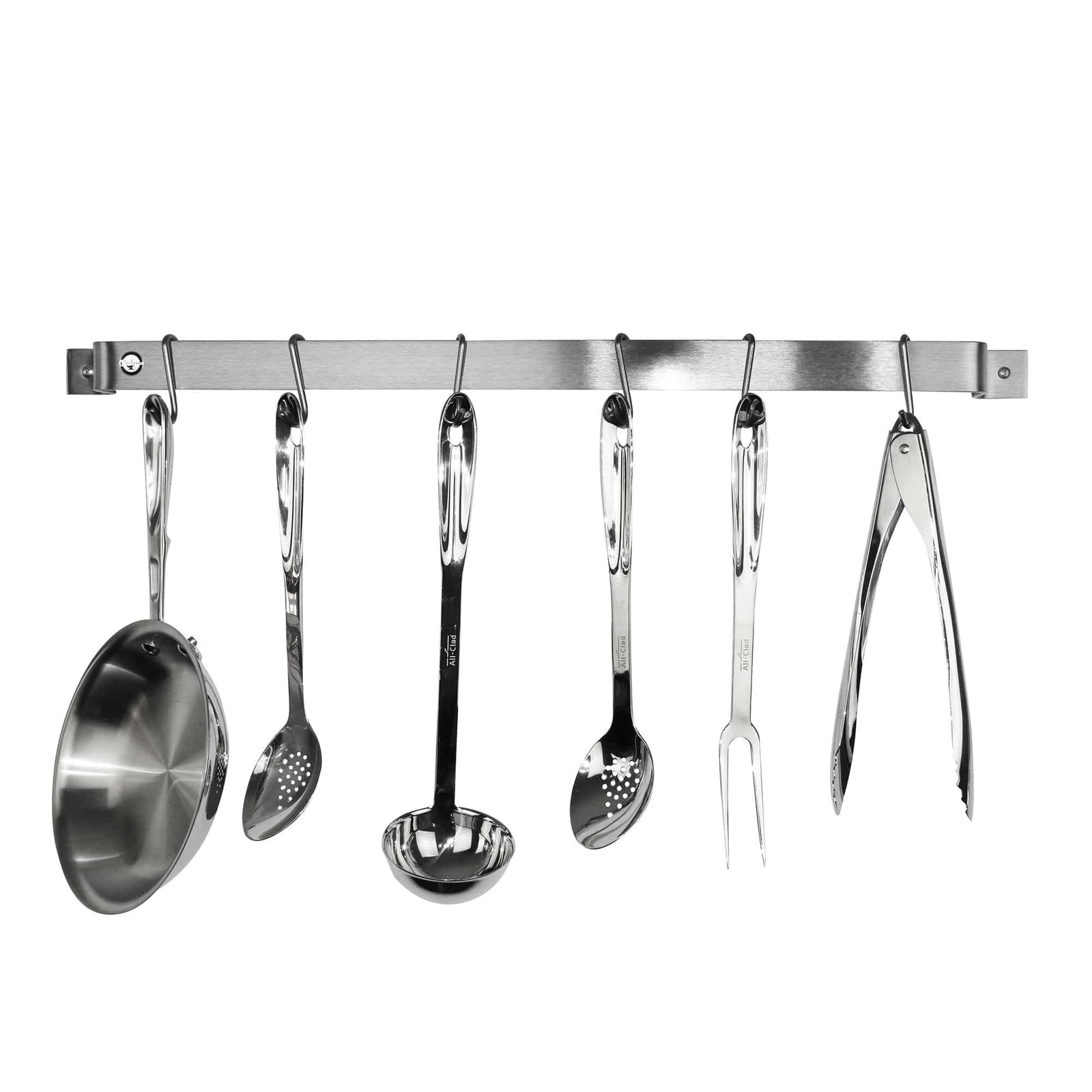 Enclume Wall Handcrafted Easy Mount Wall Rack Utensil Bar w 6 Hooks