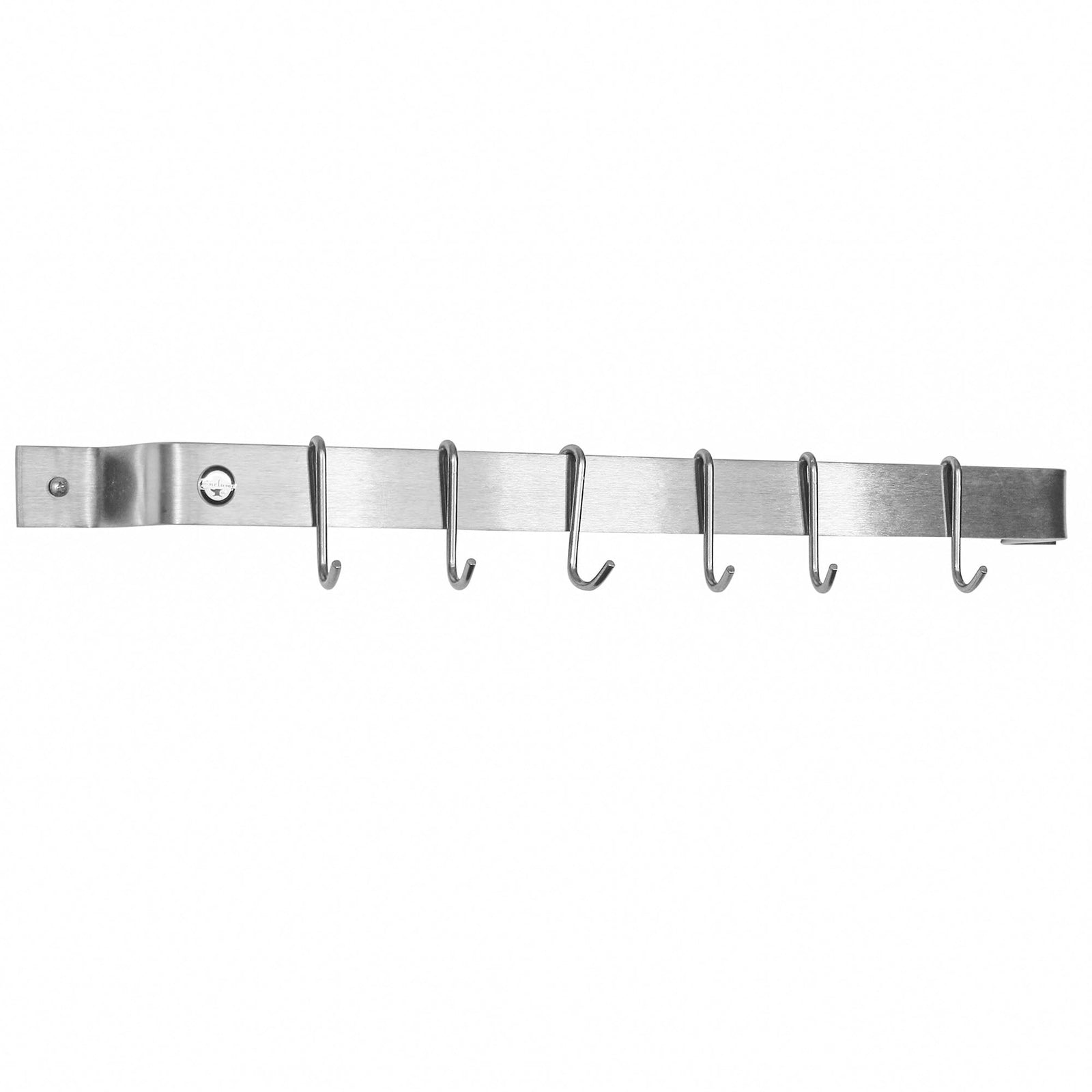 Enclume Wall Handcrafted Easy Mount Wall Rack Utensil Bar w 6 Hooks