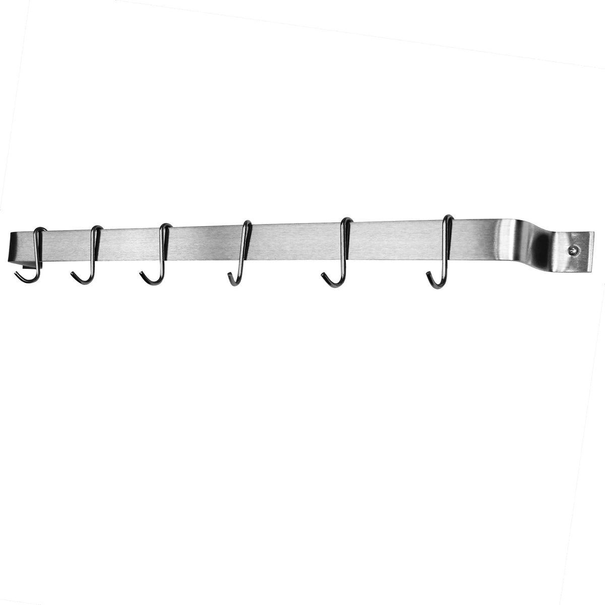 Enclume Wall Handcrafted Easy Mount Wall Rack Utensil Bar w 6 Hooks