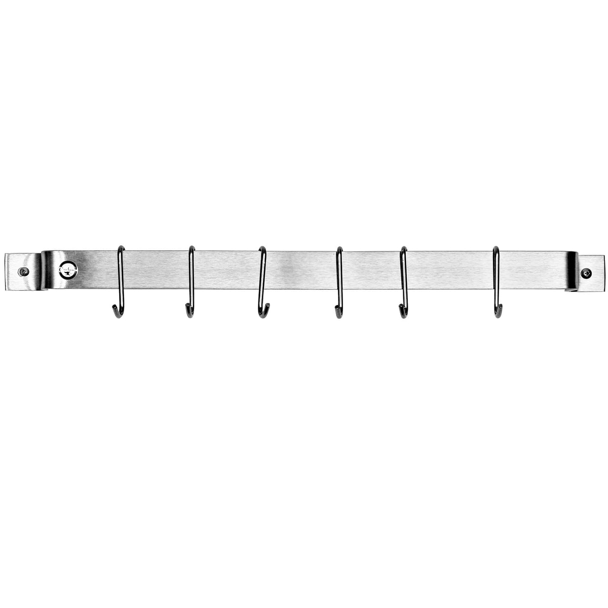 Enclume Wall Handcrafted Easy Mount Wall Rack Utensil Bar w 6 Hooks