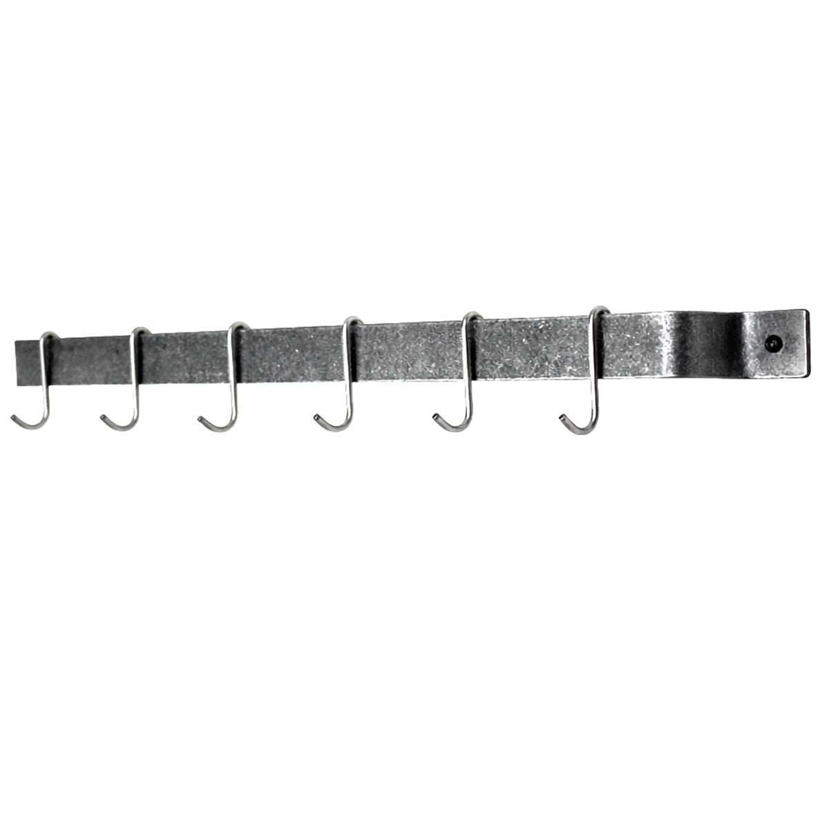 Enclume Wall Handcrafted Easy Mount Wall Rack Utensil Bar w 6 Hooks