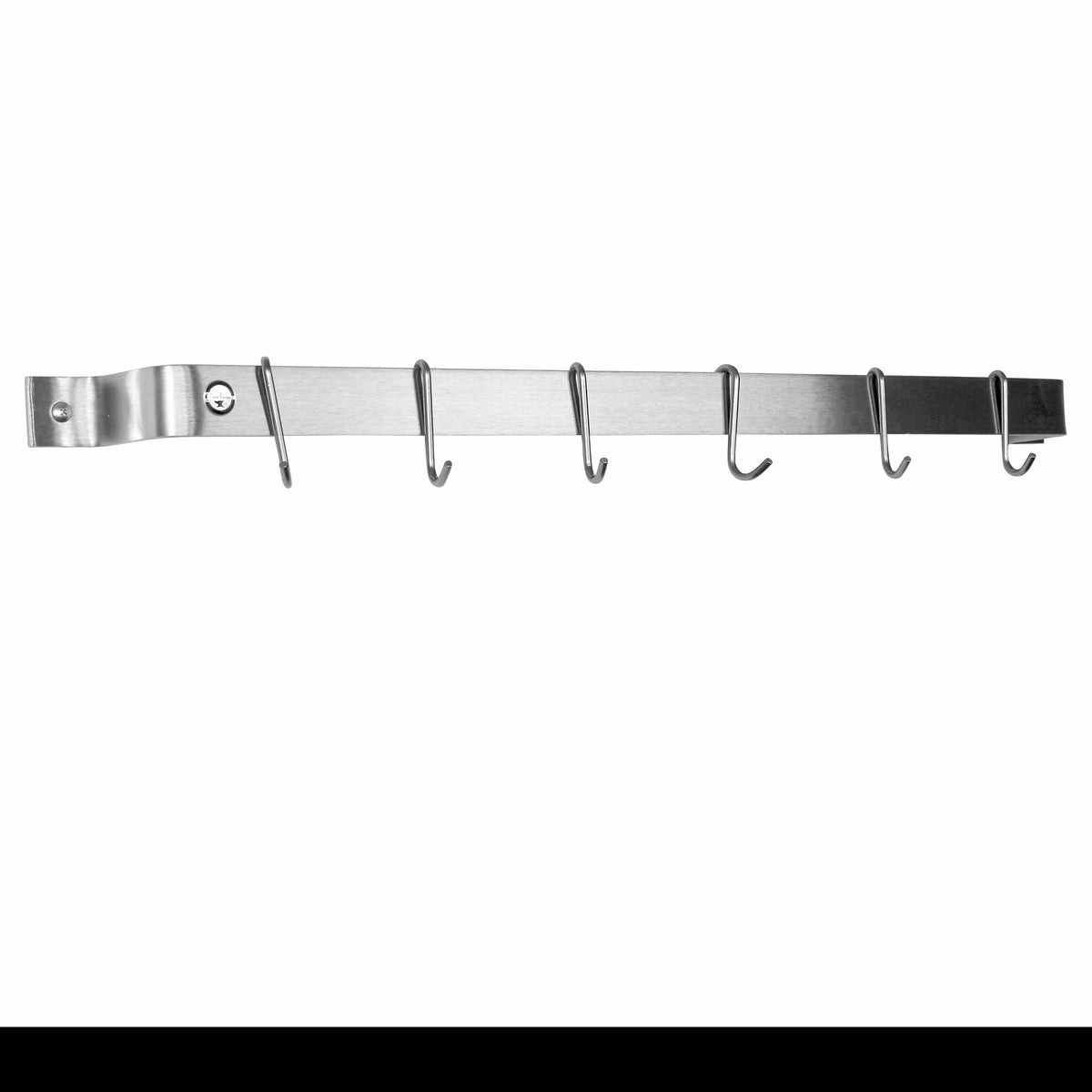 Enclume Wall Handcrafted Easy Mount Wall Rack Utensil Bar w 6 Hooks