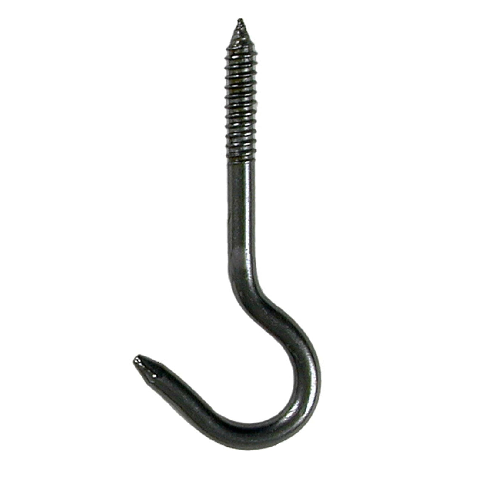 Enclume 5" Ceiling Screw Hook Hammered Steel