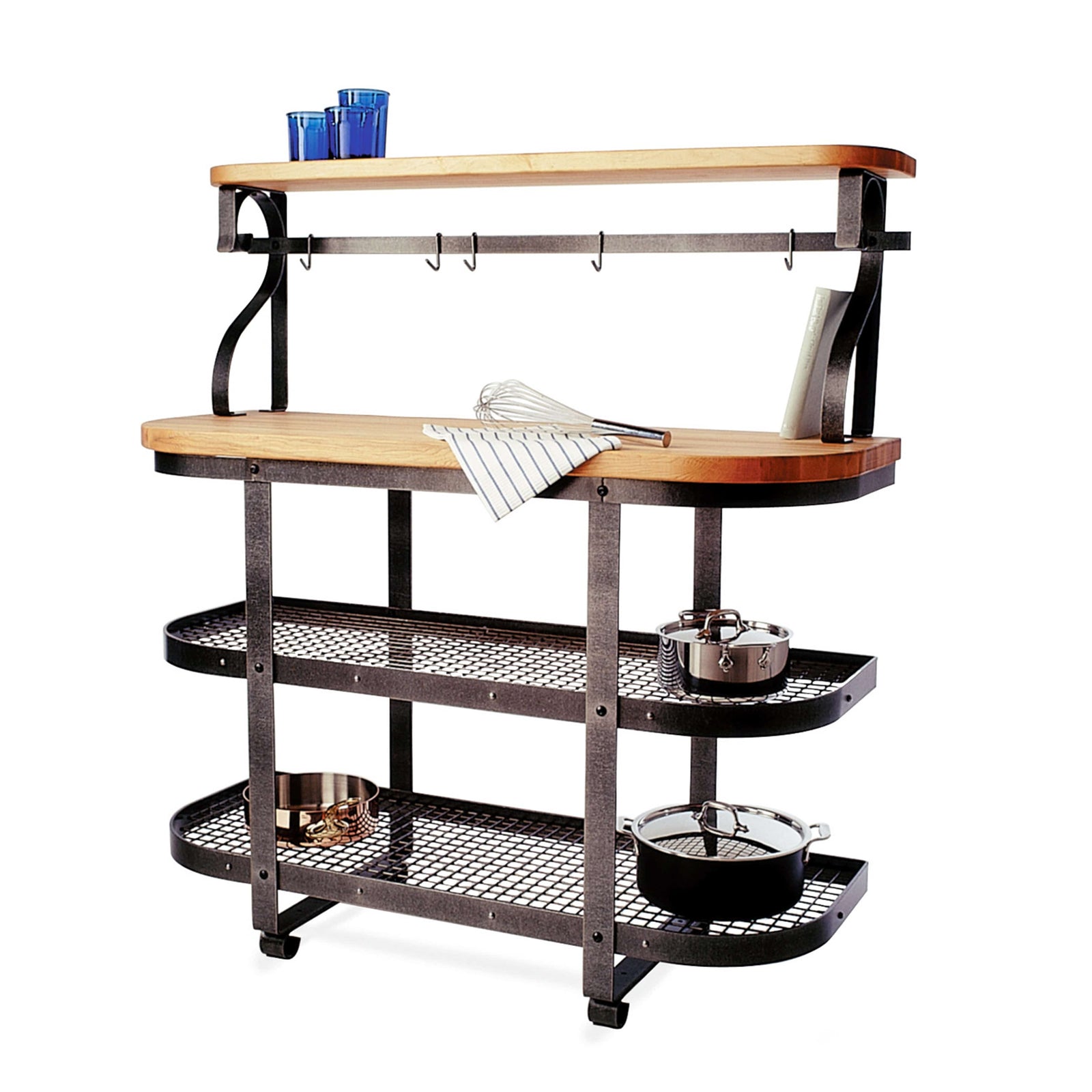 Enclume Baker's Side Shelf with Eastern Maple Butcher Block