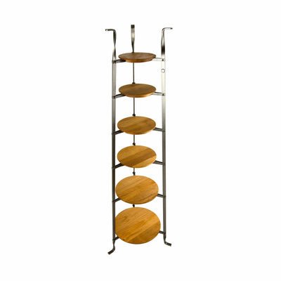 Enclume 6-Tier Gourmet Cookware Stand with Alder Shelves