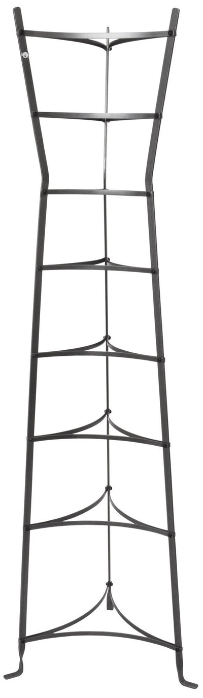 8-Tier Gourmet Hourglass Cookware Stand Hammered Steel - Enclume Design Products