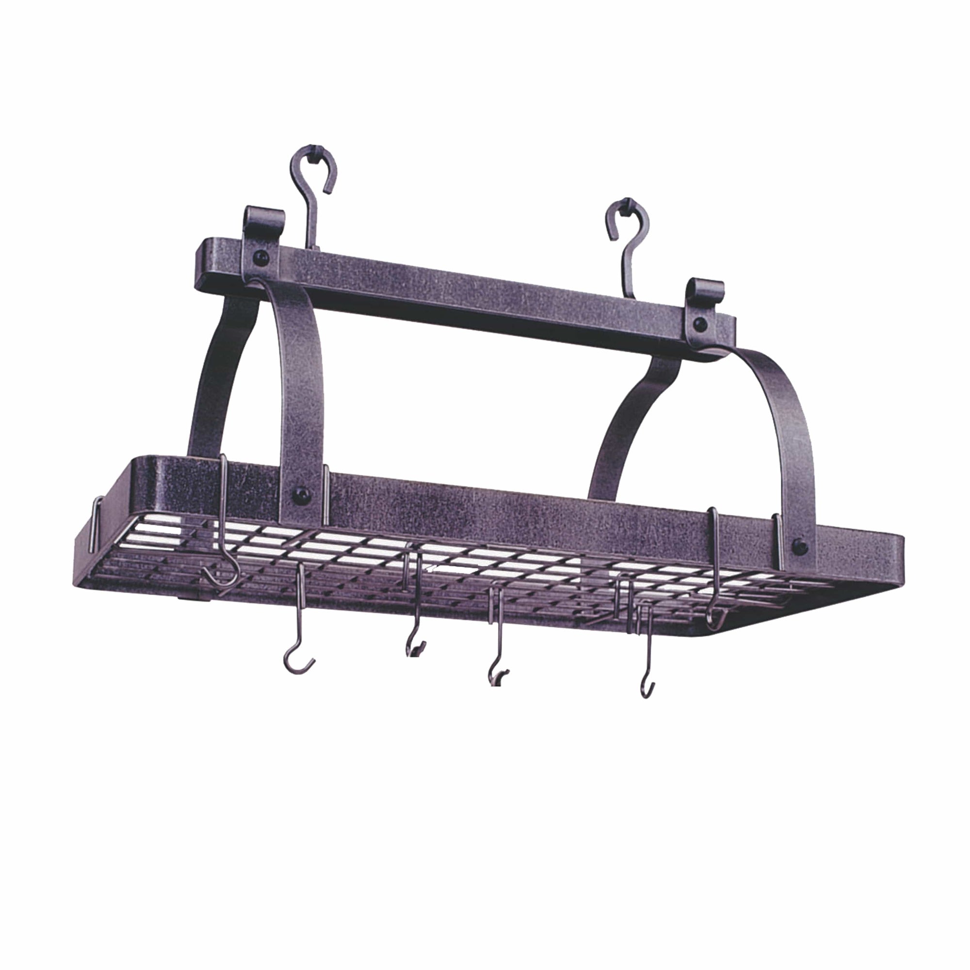 Enclume Classic Rectangle Ceiling Pot Rack with 12 Hooks