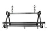 Compact Scrolled Rack w/ 12 Hooks Hammered Steel - Enclume Design Products