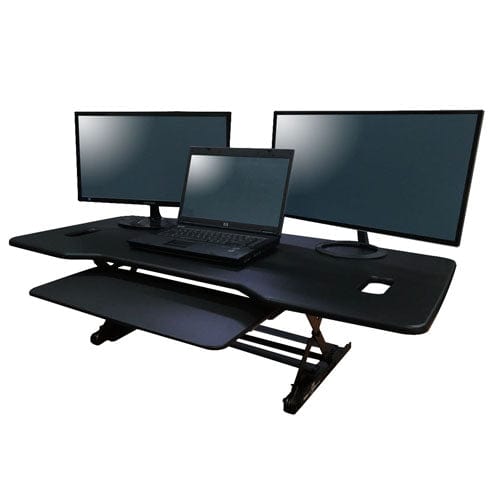 DTD Height Adjustable Standing Desk Converter Large Black