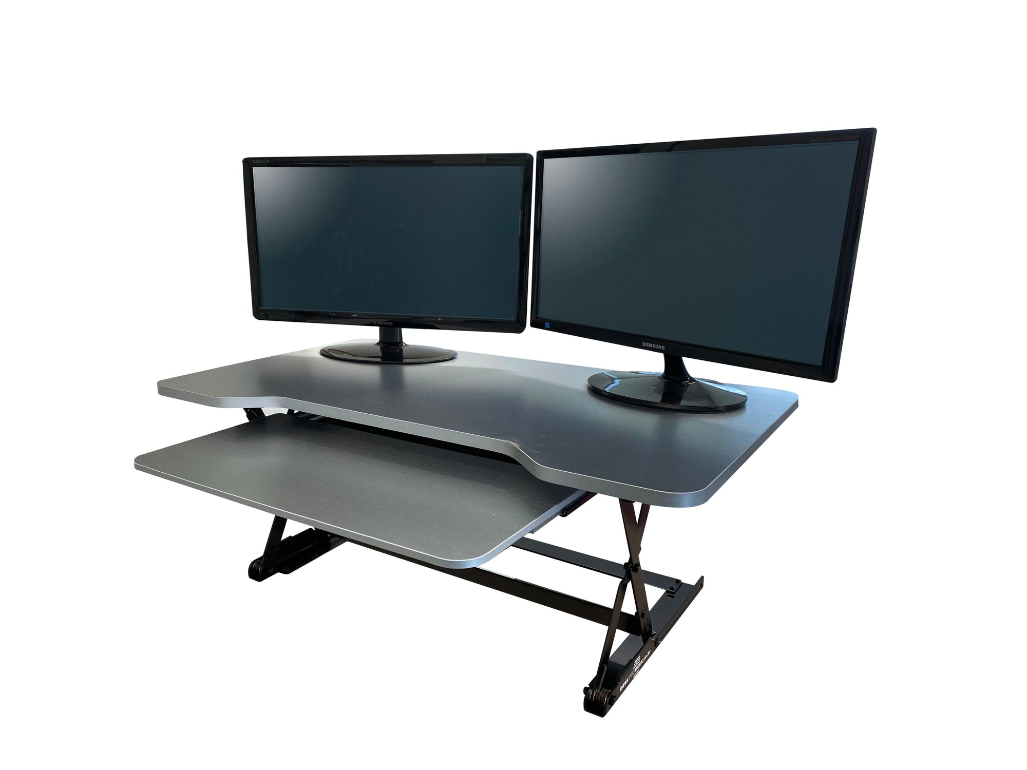 DTD Height Adjustable Standing Desk Converter Large Steel