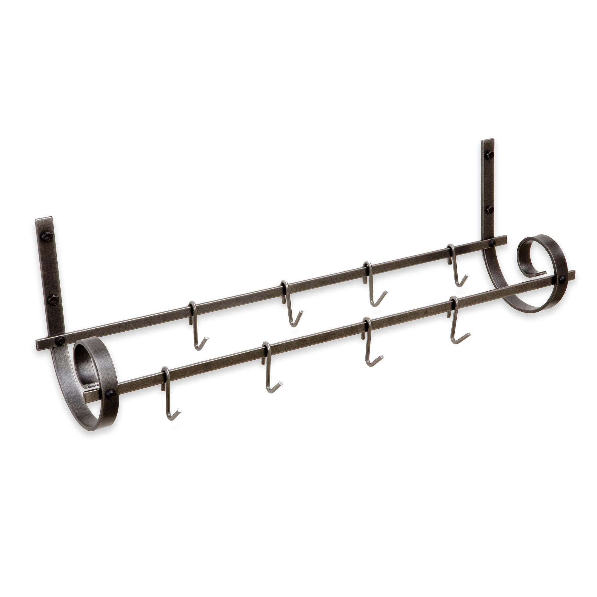 Enclume Decor Utensil Rack in Hammered Steel