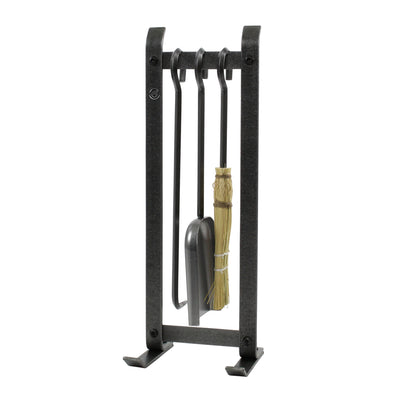 Country Home Fireplace Tool Set Hammered Steel - Enclume Design Products