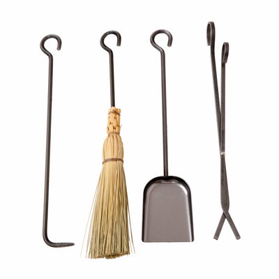Enclume Long 4-Piece Fireplace Tools Only