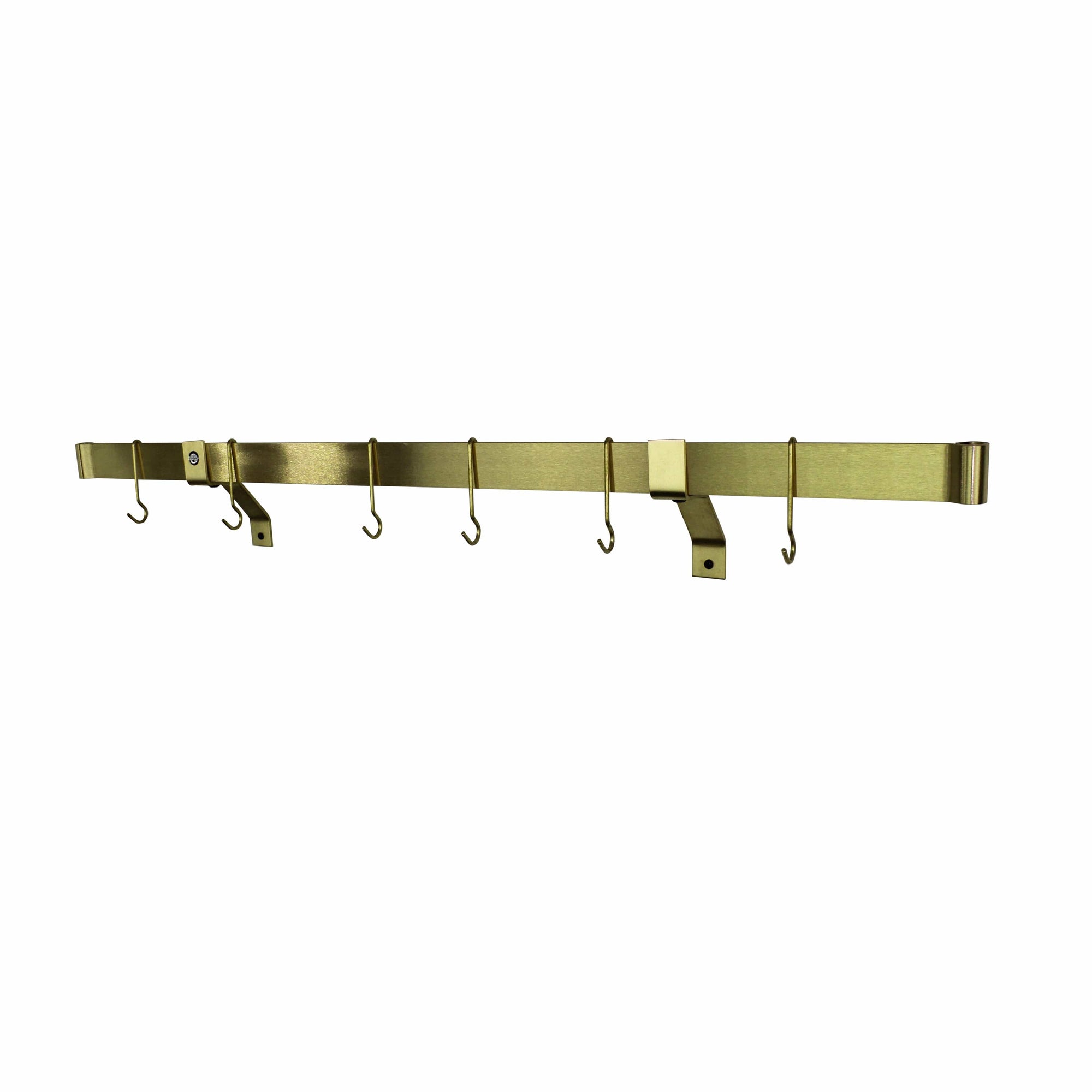 Enclume Handcrafted 48" Brass Rolled End Bar ONLY