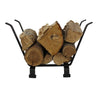 Basket Indoor/Outdoor Fireplace Log Rack - Oil Rubbed Bronze