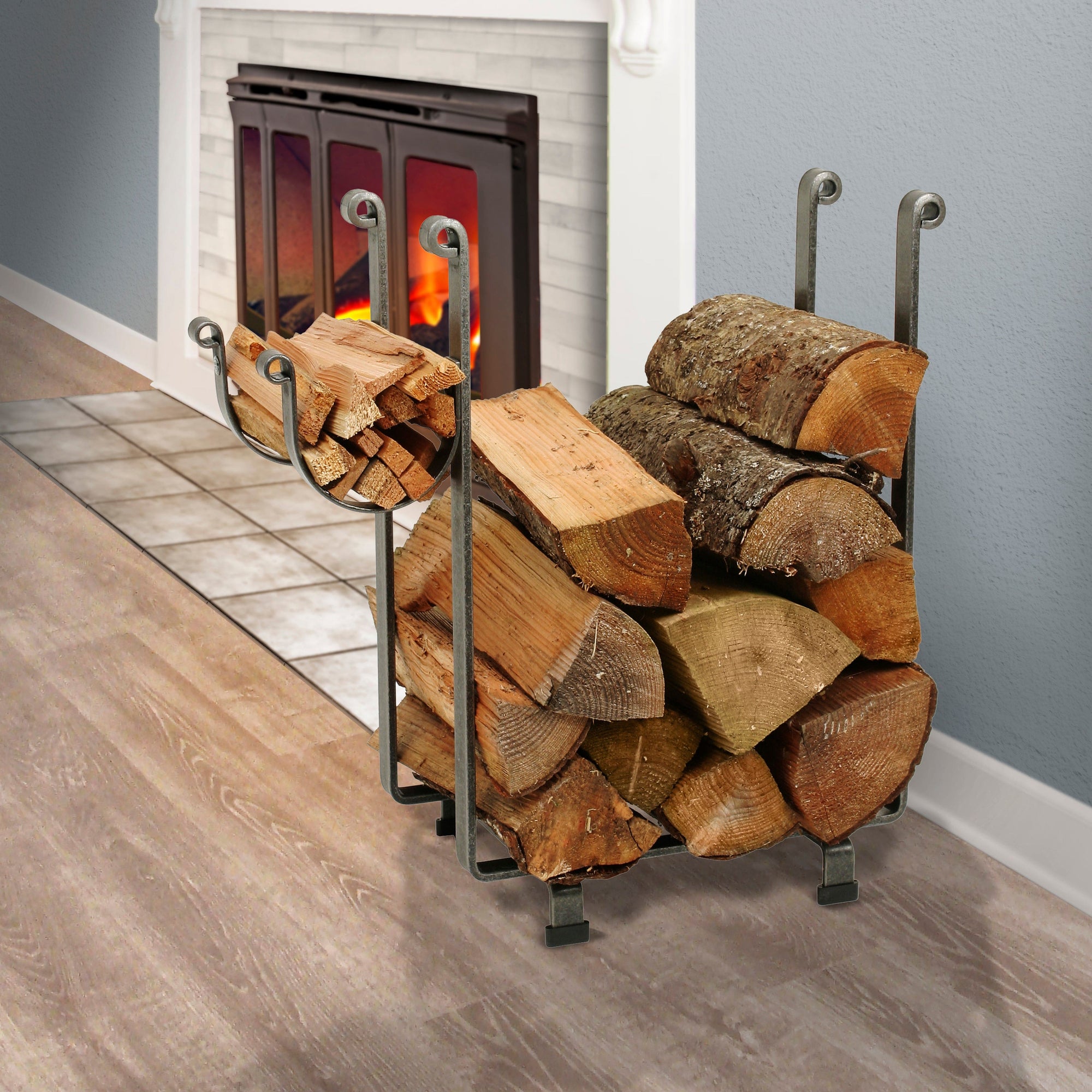 indoor fire wood rack