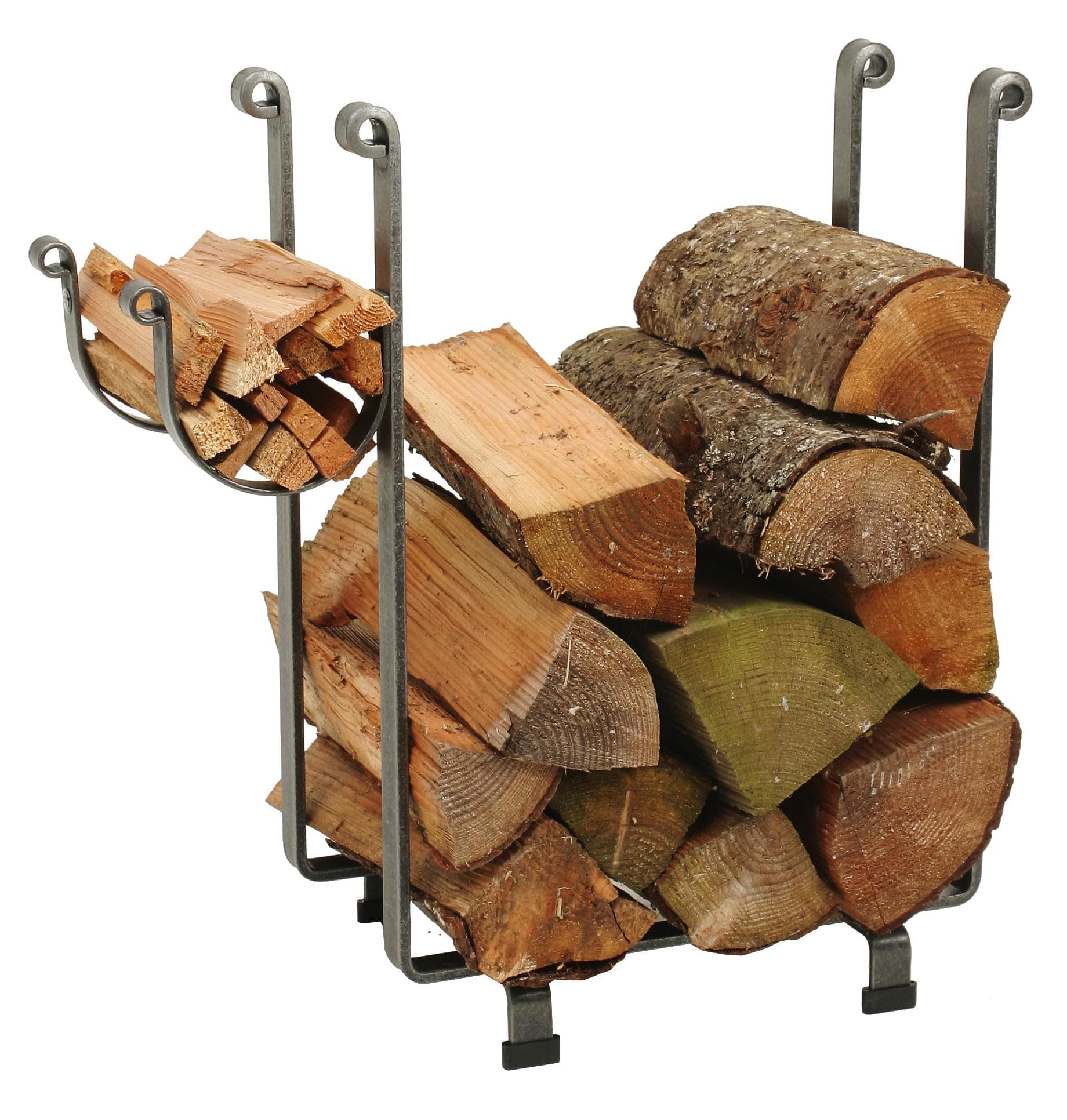 Enclume - Indoor/Outdoor Rectangle Fireplace Log Rack Hammered