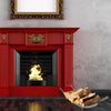 Arch Basket Fireplace Log Rack Hammered Steel - Enclume Design Products