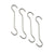 Rack It Up Extension Hooks 4 Pack Silver